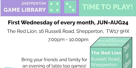 Shepperton Game Library - Time to Play at The Red Lion, Shepperton
