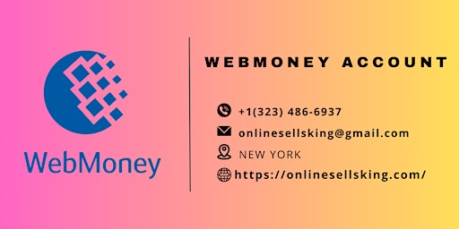 Immagine principale di Buy Verified Webmoney Accounts Secure Your Transactions   s,,..o 