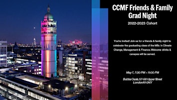 Imagem principal do evento CCMF Friends & Family Grad Night