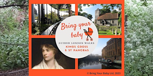 Primaire afbeelding van BRING YOUR BABY GUIDED LONDON WALK: Kings Cross & St Pancras History