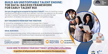 Build an Unstoppable Talent Engine: The Data-Backed Framework for Early Talent ROI