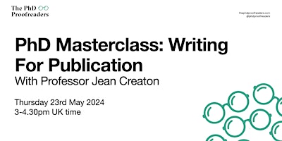 Primaire afbeelding van PhD Masterclass: Writing For Publication