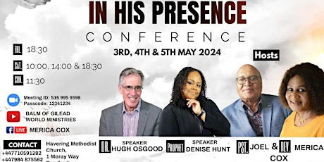 BALM OF GILEAD WORLD MINISTRIES 2024 CONFERENCE
