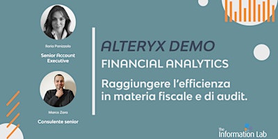 Primaire afbeelding van Alteryx Demo | Financial Analytics