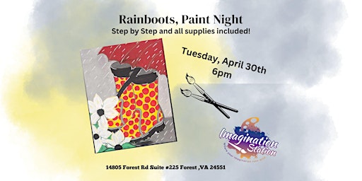 Imagem principal do evento My Rainboots, Paint Night
