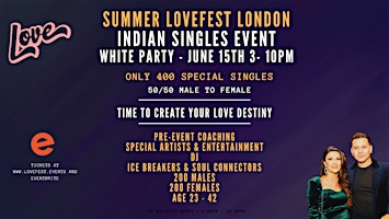 Summer Indian Singles Event - LoveFest primary image