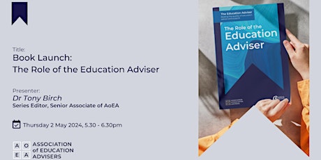 Imagen principal de EduKIT: Book Launch - The Role of the Education Adviser