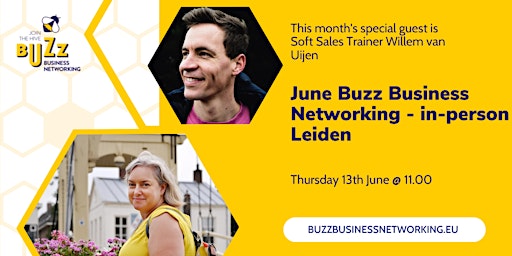 Primaire afbeelding van June 2024 Buzz Business Networking Meet Up – Leiden