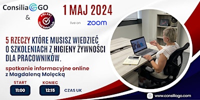 Imagem principal do evento 5 rzeczy które musisz wiedzieć  o szkoleniach z Higieny żywności.