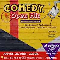 Primaire afbeelding van COMEDY Open Mic del Refugio Arte y Utopías