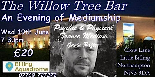 Image principale de Psychic Mediumship Evening with PsychicGavin a night of clairvoyance and spirit messages