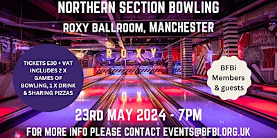 Primaire afbeelding van Northern Section - Roxy Ballroom Bowling