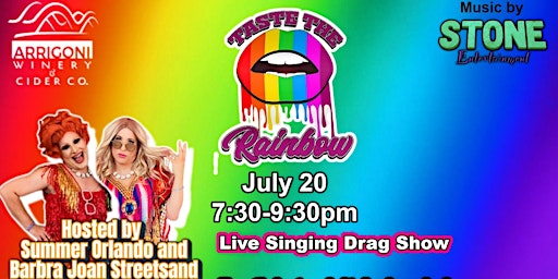 Immagine principale di Taste the Rainbow: Arrigoni Drag Show & Live Music Event 