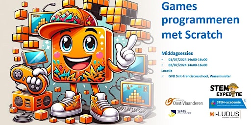 Imagem principal do evento Games programmeren met Scratch - Middagsessies