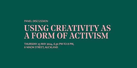 Panel discussion - Using creativity as  a form of activism