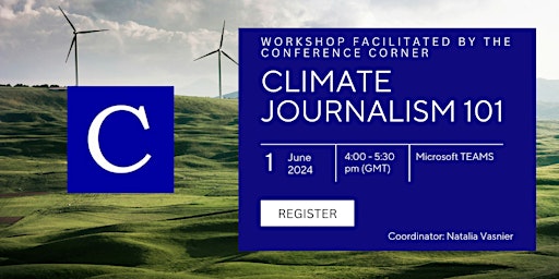 Hauptbild für Workshop: Climate Journalism 101