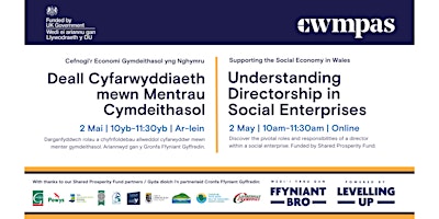 Imagem principal do evento Understanding Directorship in Social Enterprises | Deall rôl Cyfarwyddwr