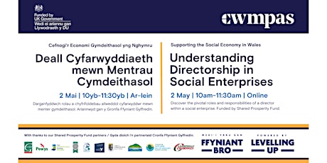 Primaire afbeelding van Understanding Directorship in Social Enterprises | Deall rôl Cyfarwyddwr