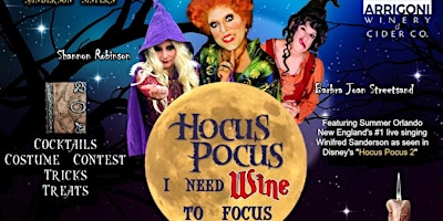 Primaire afbeelding van Cocktails and Chaos: Sanderson Sisters Drag Show & Live Music Event