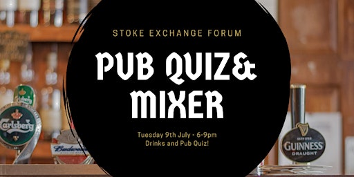 Primaire afbeelding van Stoke Exchange Forum drinks and pub quiz