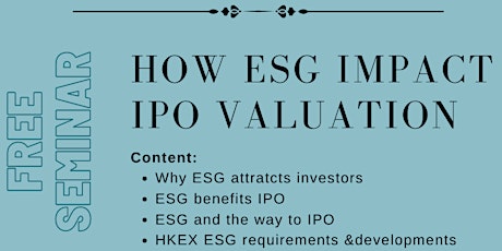 How ESG Impact IPO Valuation [ 7 May 2024 ]