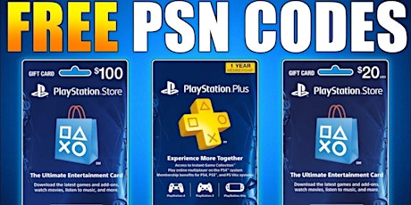 Unused]]] Free PSN Gift Card Codes 2024-PSN Code Giveaway