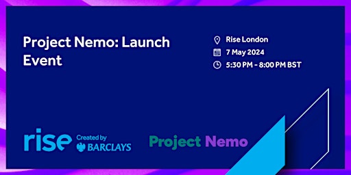 Project Nemo Launch Event primary image