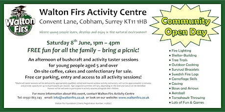 Community Open Day at Walton Firs Activity Centre