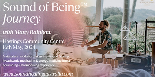 Imagem principal de Sound of Being™ Journey - Sound Healing, Meditation, Breathwork