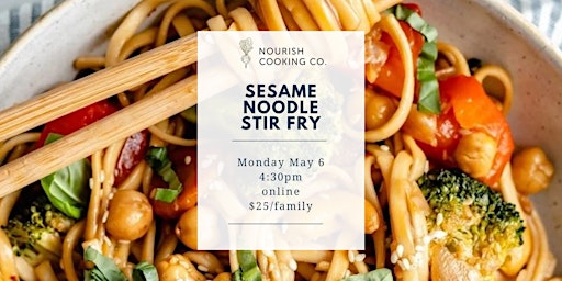 Imagem principal do evento Children's Cooking Class - Sesame Noodle Stir Fry