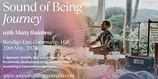 Imagem principal do evento Sound of Being™ Journey - Sound Healing, Meditation, Breathwork
