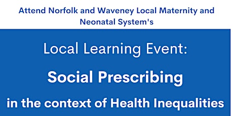 Social Prescribing  in the context of Health Inequalities