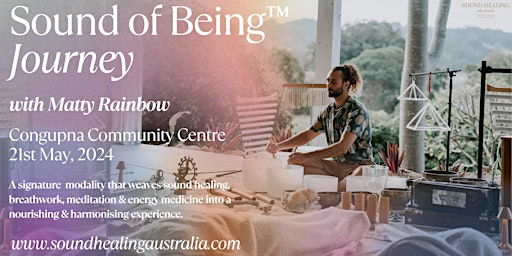 Imagem principal de Sound of Being™ Journey - Sound Healing, Meditation, Breathwork