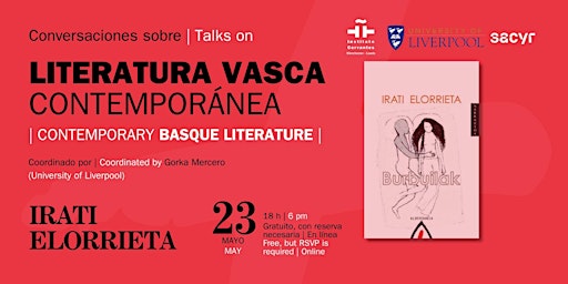 Imagem principal do evento Conversaciones de literatura vasca contemporánea: Irati Elorrieta