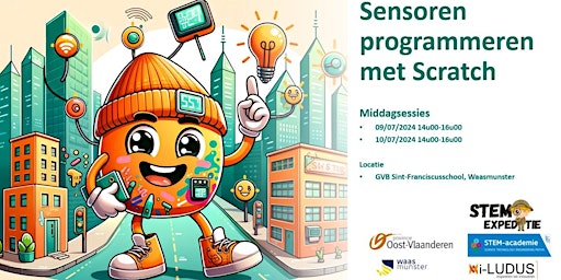 Hauptbild für Sensoren programmeren met Scratch - Middagsessies