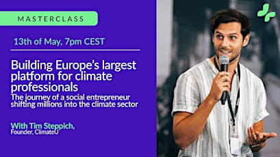 Building Europe’s largest platform for climate professionals