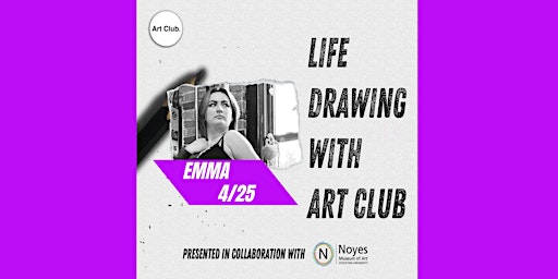 Imagem principal do evento Life Drawing with Art Club -Emma