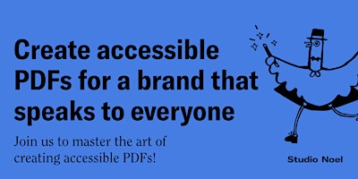 Primaire afbeelding van Stop excluding! Create accessible PDFs for a brand that speaks to everyone