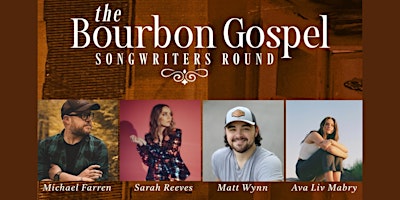 The Bourbon Gospel Songwriters Round primary image