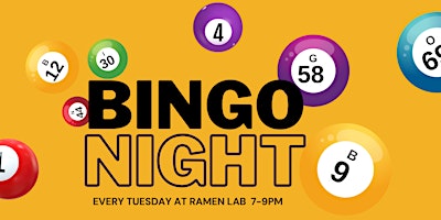 Hauptbild für Bingo Night @ Ramen Lab West Boca