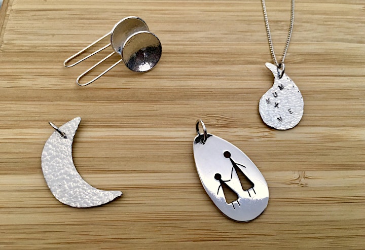 Jewellery Making Class - Personalised Silver Pendant image