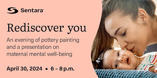 Imagem principal do evento Rediscover you: Pottery painting & maternal well-being
