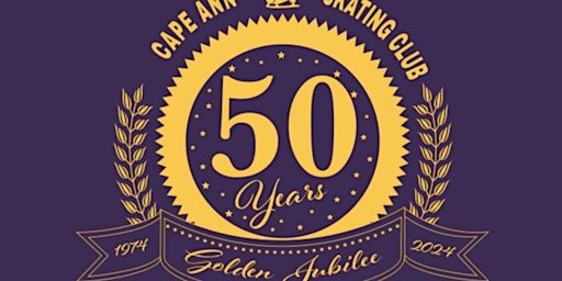 Primaire afbeelding van VIRTUAL Cape Ann Skating Club 50th Anniversary Golden Jubilee Skating Show