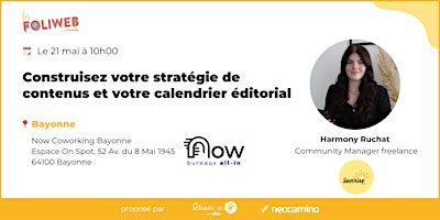 Immagine principale di Construisez votre stratégie de contenus et votre calendrier éditorial 