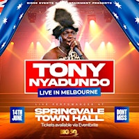 Image principale de Tony Nyadundo Live in Melbourne, Australia