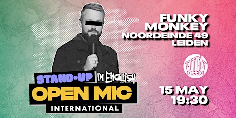 15/5 STAND-UP OPEN MIC (FREE) IN ENGLISH LEIDEN
