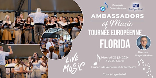 Imagem principal do evento Choir and Band concerts - Florida Ambassadors of Music