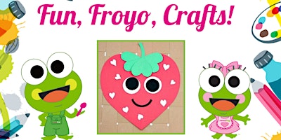 Imagen principal de Free Kid's Strawberry Craft at sweetFrog Rosedale