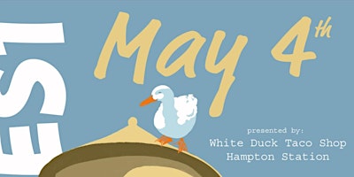 Duckfest 2024, vendor market, live music and a mobile farm! Hosted by White Duck Taco GVL primary image