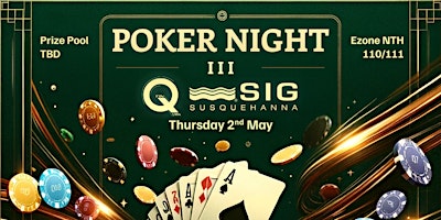 Imagen principal de QFIN x SIG Poker Night